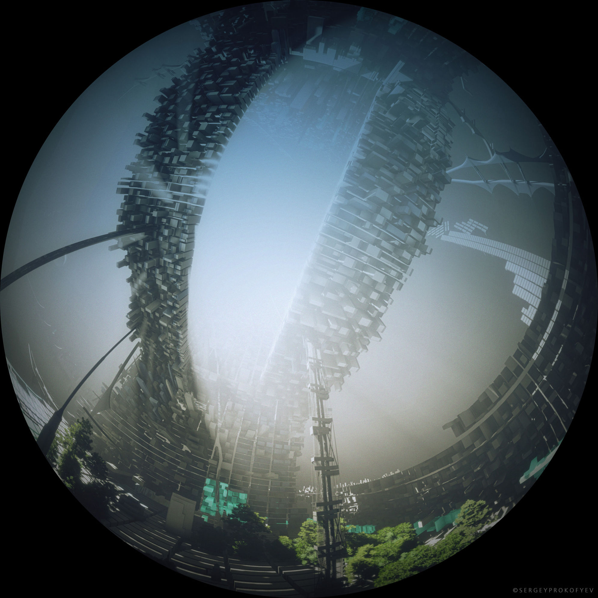 Urban Levitation, FullDome film, Sergey Prokofyev, eVolo,  DTLA Film Festival, Best Film, architectural visual story